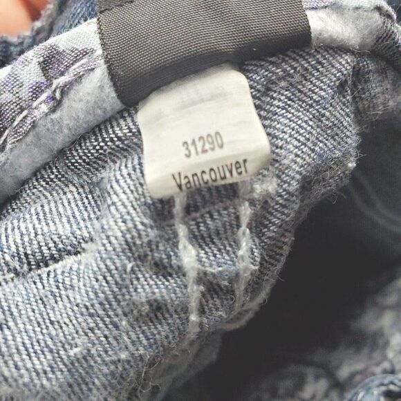 Ariya Vancouver Distressed Flared Low Rise Embroidered Pockets Junior sz 5/6 - Picture 7 of 7